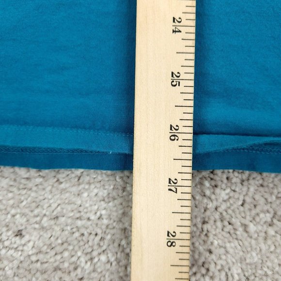 Nike Tee Shirt Men's XXL 2X Blue Long Sleeve Crew Neck Athletic Cut Logo - Picture 6 of 7